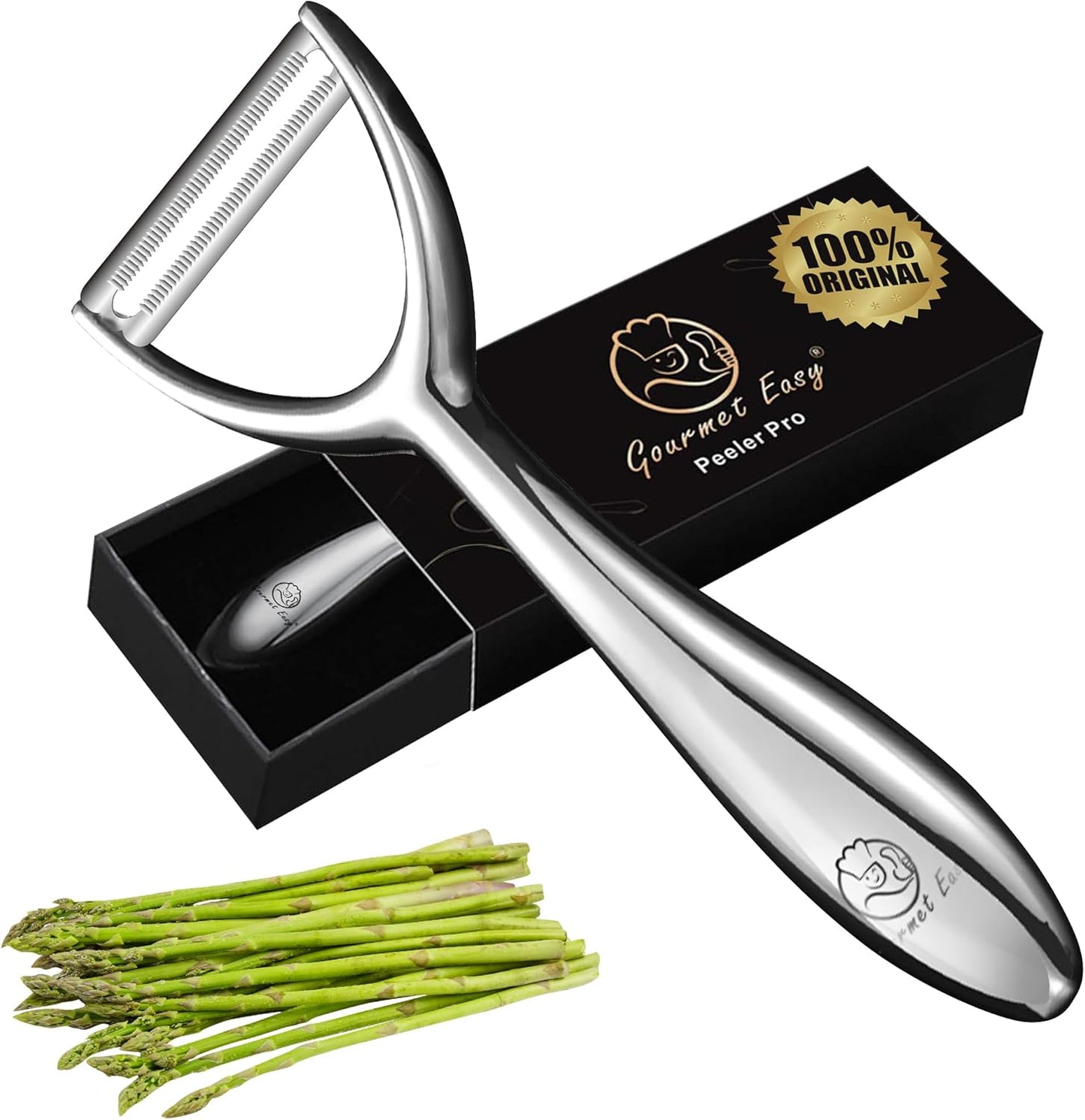 Premium Stainless Steel Vegetable Peeler – Ultra-Sharp Y-Shaped Fruit & Potato Peeler