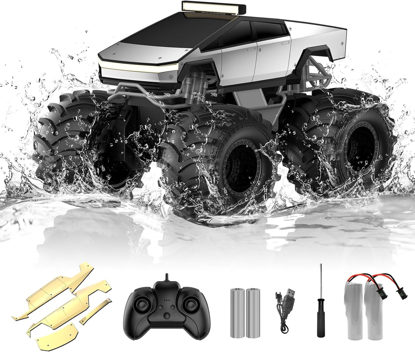 RC Monster Truck That Drives on Land and Water 🌊🚗 – Amphibious 4WD Power for Kids 6+