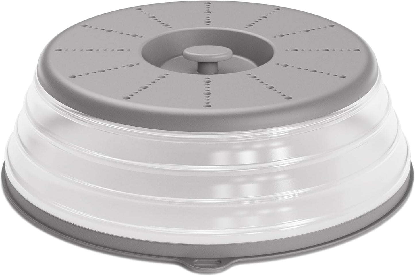 WVM Microwave Splatter Cover – Collapsible Vented Food Cover with Hook Handle