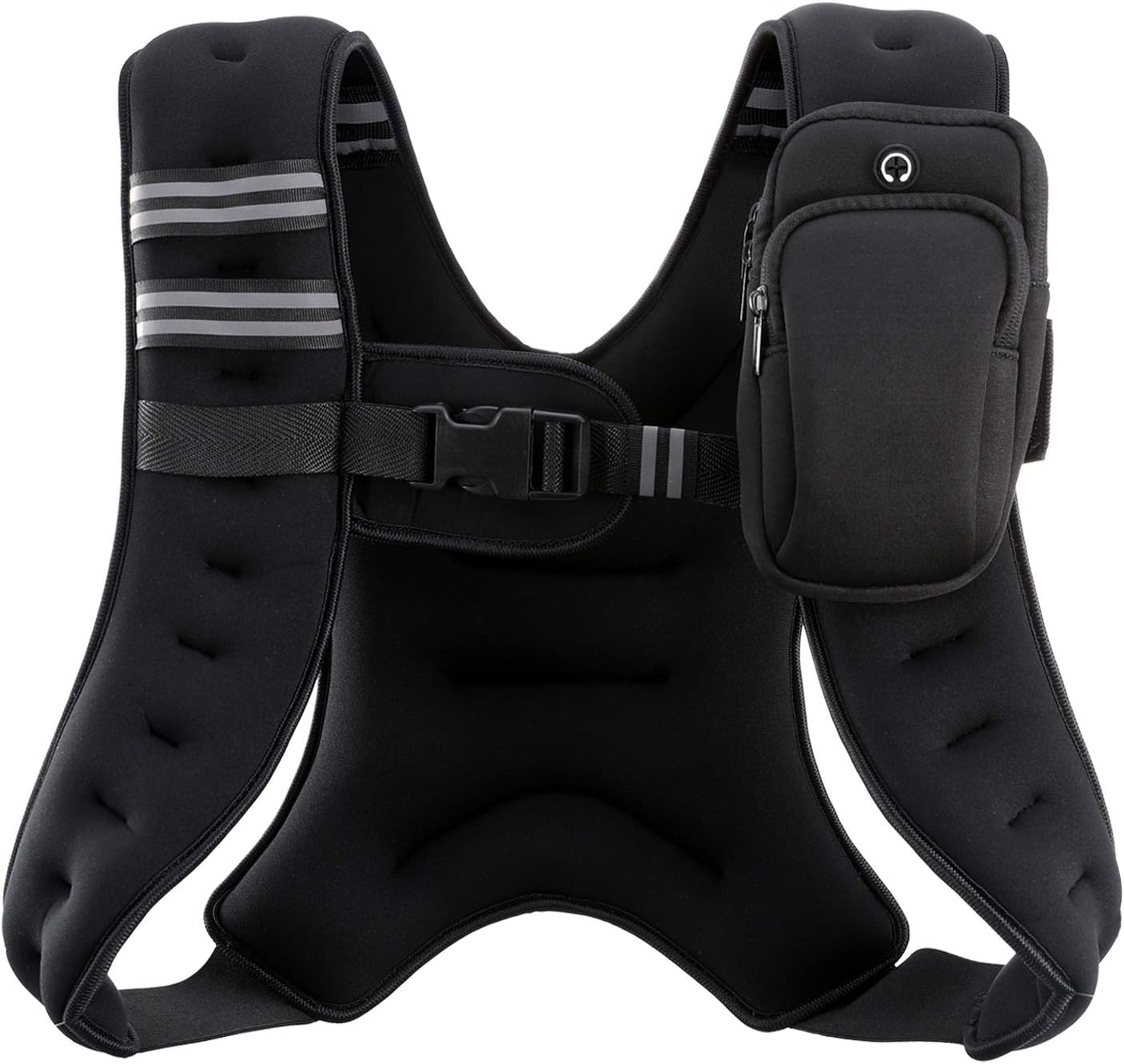 ZELUS Adjustable Weighted Vest – 6–30lb Resistance for Running, Strength Training & Weight Loss