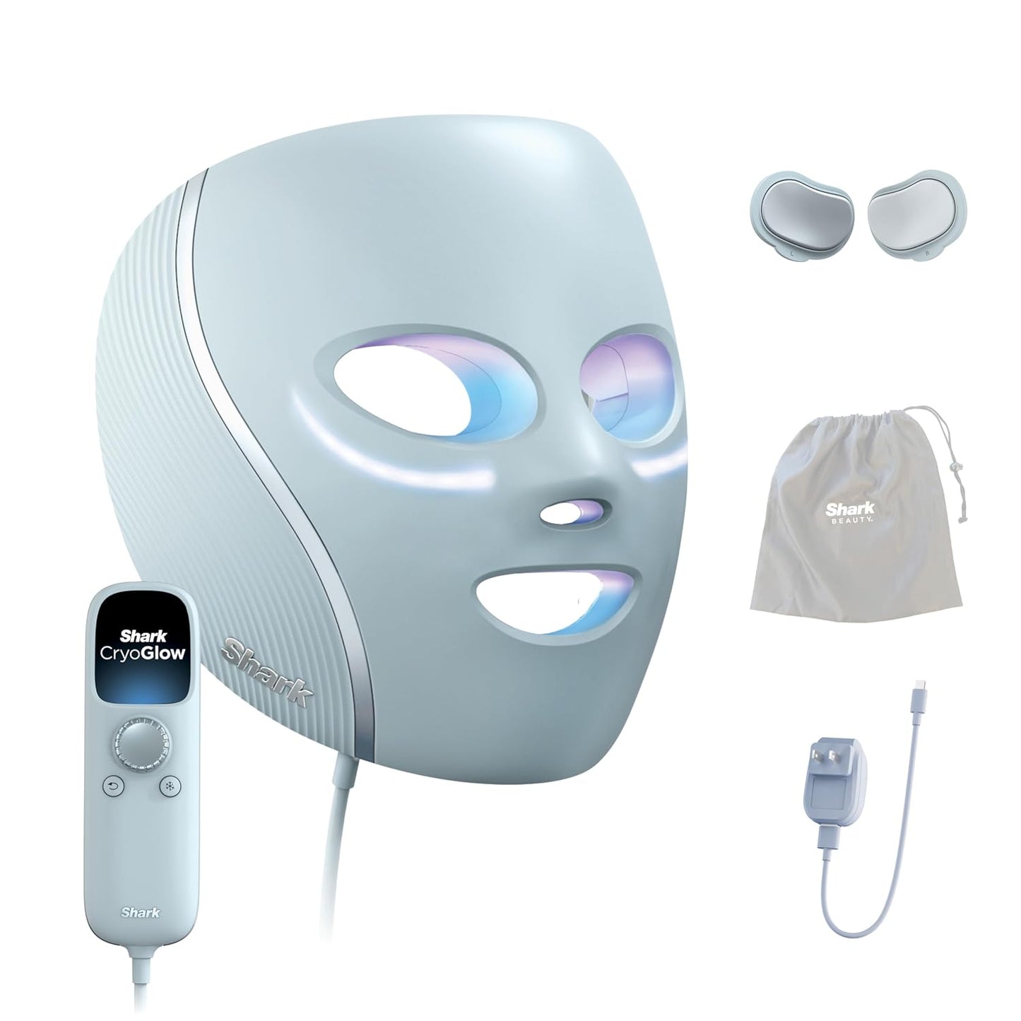Shark CryoGlow LED Face Mask – Anti-Age + Acne Repair with Cooling Therapy