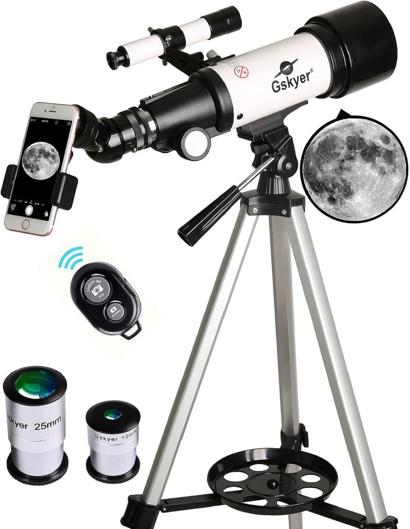 Gskyer Kids Telescope – Bring the Moon Closer (Beginner-Friendly Astronomy Kit)