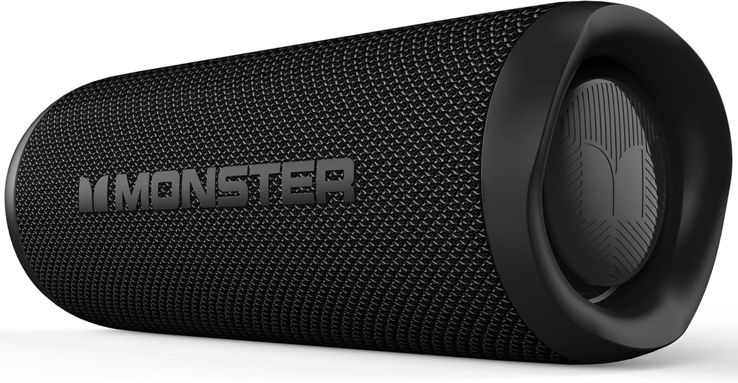 Monster 60W Portable Bluetooth Speaker – Waterproof Outdoor Sound with 360° Stereo & Built-In Mic