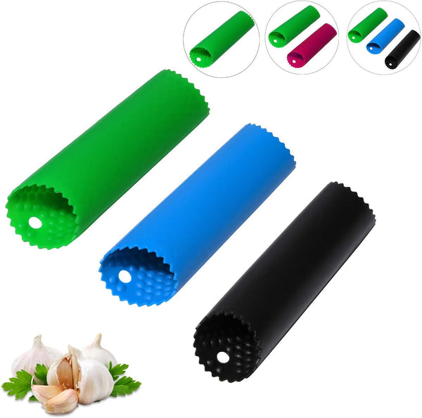 Sinnsally Silicone Garlic Peeler Roller – Quick Garlic Skin Remover Tube