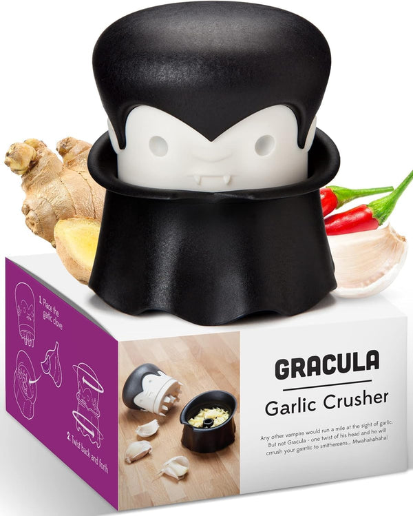 OTOTO Gracula Garlic Crusher – Twist Garlic Mincer for Garlic, Ginger & Herbs