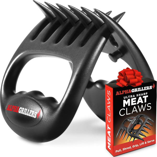 Alpha Grillers Meat Shredder Claws – BBQ Bear Claws for Pulled Pork, Chicken & Meat Handling